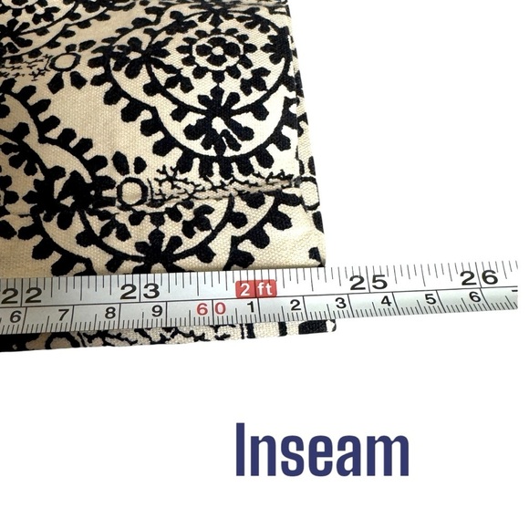 Loft Julie The Riviera geometric print crop Capri pants women’s 4 Ann Taylor - Picture 12 of 12